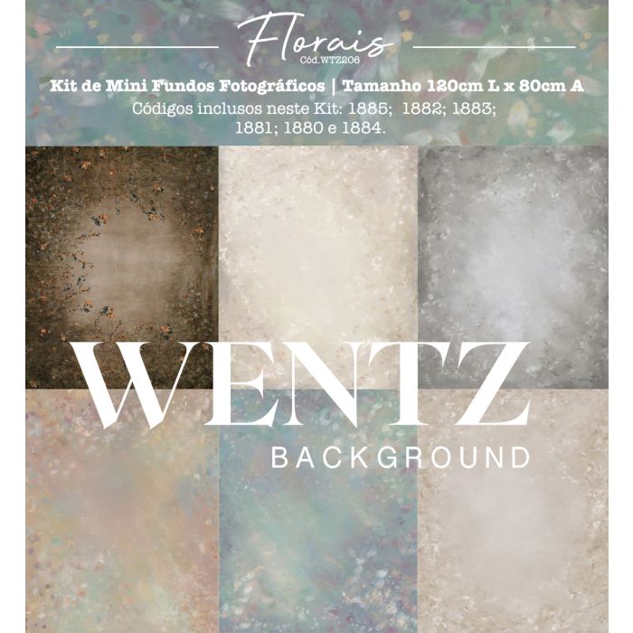 Kit Mini Fundos Fotográficos Floral Fine Art Wentz | WTZ206