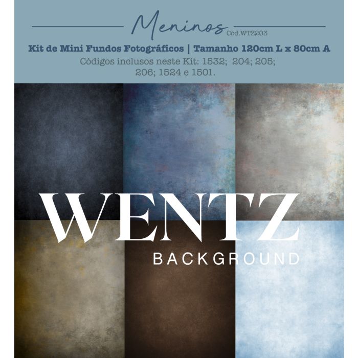 Kit Mini Fundos Fotográficos Meninos Wentz | WTZ203