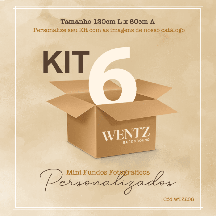 Kit Mini Fundos Fotográficos Personalizado Wentz | WTZ208