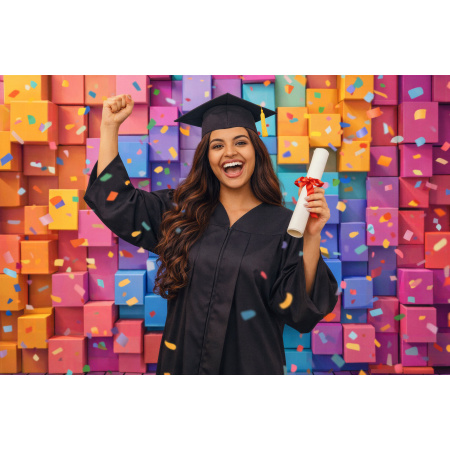 Fundo Fotográfico em Tecido Formatura / Backdrop 7894