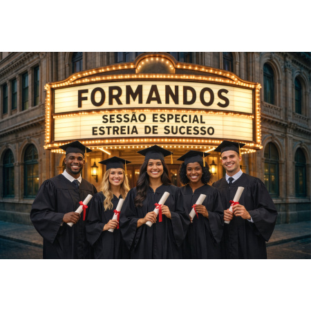 Fundo Fotográfico em Tecido Formatura / Backdrop 7932