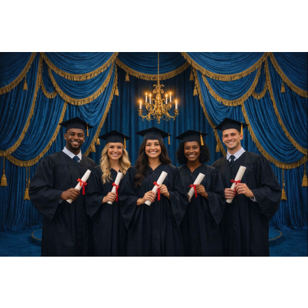 Fundo Fotográfico em Tecido Formatura / Backdrop 7816