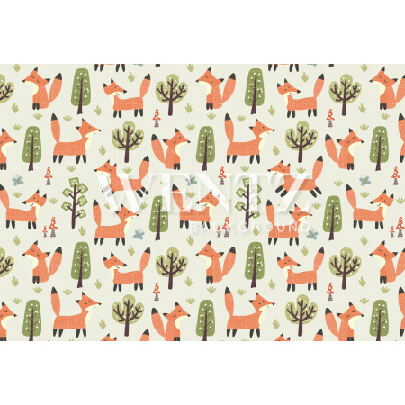 Fundo Fotográfico em Tecido Kids Animais / Backdrop 1413