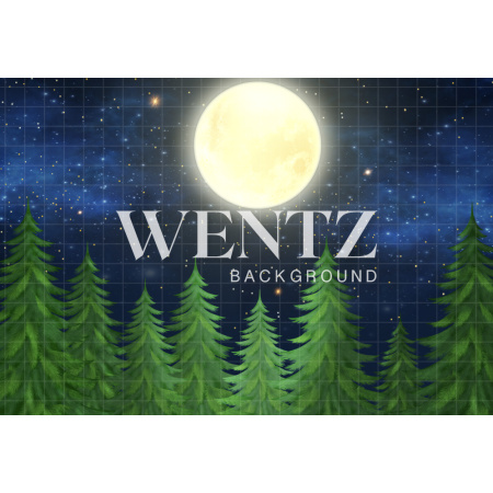 Fundo Fotográfico em Tecido Luar na Floresta / Backdrop 1551