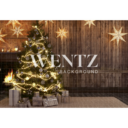 Fundo Fotográfico Tecido Sala Natal / Backdrop 1563