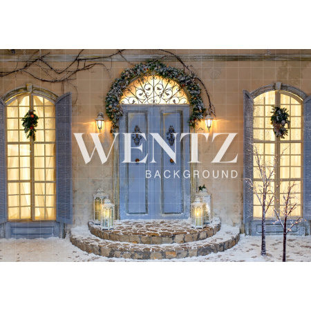 Fundo Fotografico em Tecido Porta Natal / Backdrop 1593