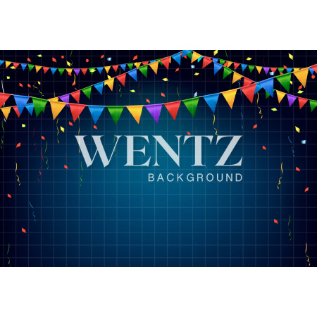 Fundo Fotográfico em Tecido Festa Junina Bandeiras / Backdrop 1814