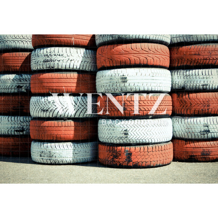 Fundo Fotográfico em Tecido Pneus / Backdrop 1860