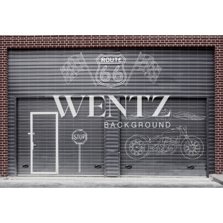 Fundo Fotográfico em Tecido Garagem / Backdrop 1861