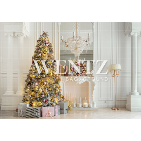 Fundo Fotográfico em Tecido Sala de Natal / Backdrop 1868