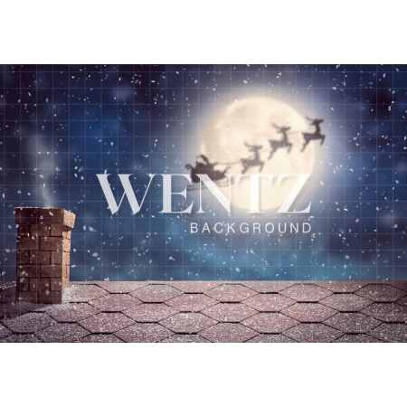 Fundo Fotográfico em Tecido Noite de Natal / Backdrop 1918