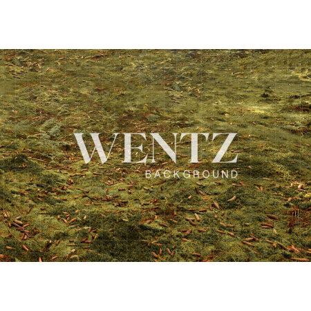 Fundo Fotográfico em Tecido Chão Verde Floresta / Backdrop 2218