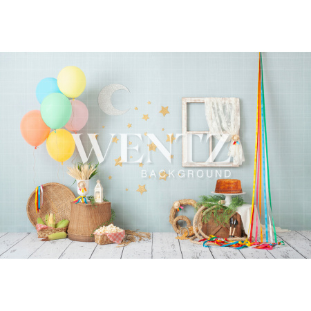 Fundo Fotográfico em Tecido Festa Junina / Backdrop 2236