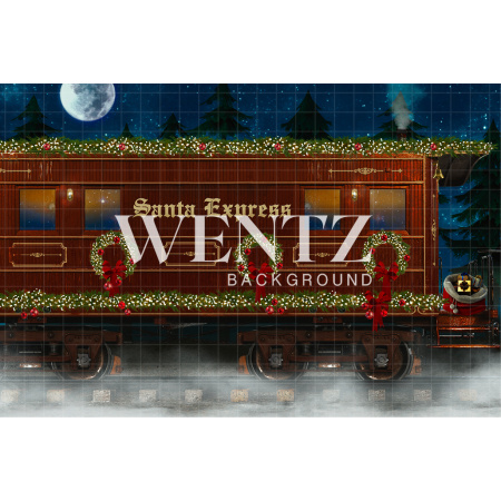 Fundo Fotográfico em Tecido Expresso Polar de Natal / Backdrop 2491