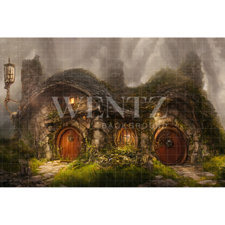 Fundo Fotográfico em Tecido Casa Hobbit / Backdrop 2557