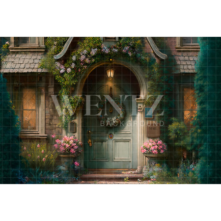 Fundo Fotográfico em Tecido Casa Florida / Backdrop 2585