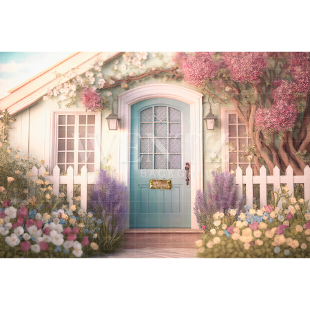 Fundo Fotográfico em Tecido Casa Candy / Backdrop 2595