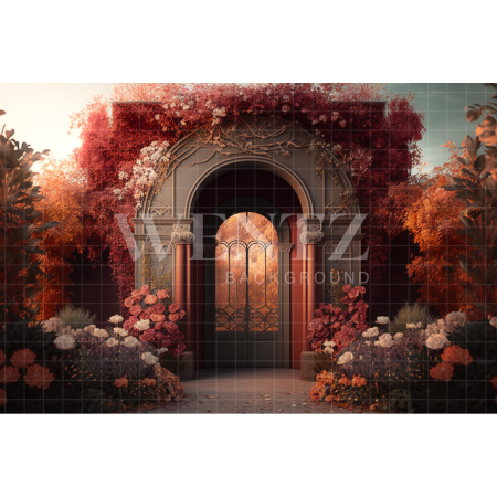 Fundo Fotográfico em Tecido Dia das Mães Jardim de Primavera / Backdrop 2751