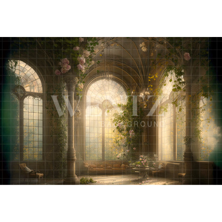 Fundo Fotográfico em Tecido Palácio Florido / Backdrop 2762