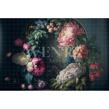 Fundo Fotográfico em Tecido Floral Fine Art / Backdrop 2784