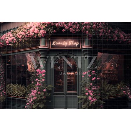 Fundo Fotográfico em Tecido Salão de Beleza / Backdrop 2828