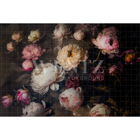 Fundo Fotográfico em Tecido Floral Fine Art / Backdrop 2909