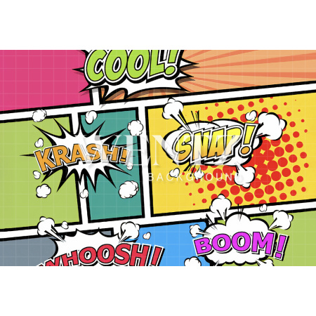 Fundo Fotográfico em Tecido Super Herói / Backdrop 291