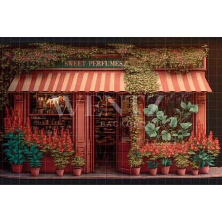 Fundo Fotográfico em Tecido Perfumaria Florida / Backdrop 3166