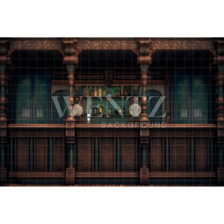 Fundo Fotográfico em Tecido Bar Vintage / Backdrop 3244