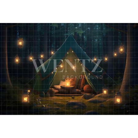 Fundo Fotográfico em Tecido Acampamento / Backdrop 3272