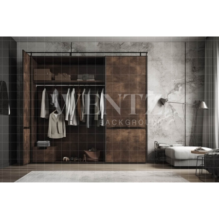 Fundo Fotográfico em Tecido Quarto do Papai / Backdrop 3299