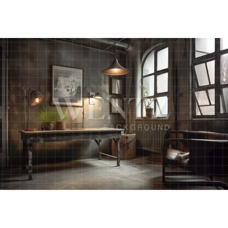 Fundo Fotográfico em Tecido Sala de Estar / Backdrop 3347