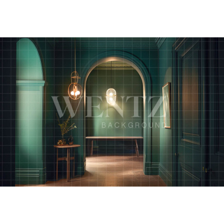 Fundo Fotográfico em Tecido Arco Verde / Backdrop 3359