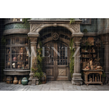 Fundo Fotográfico em Tecido Loja de Magia / Backdrop 3460