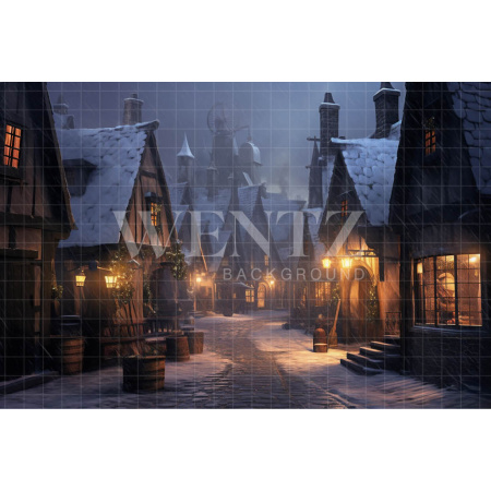 Fundo Fotográfico em Tecido Vila de Magia / Backdrop 3483