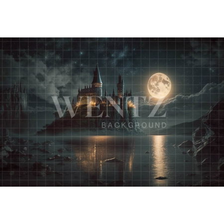 Fundo Fotográfico em Tecido Escola de Magia / Backdrop 3491