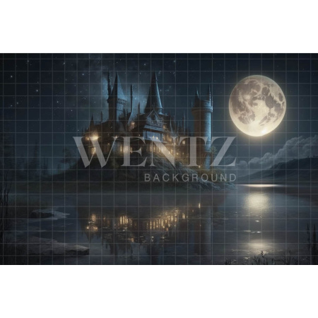 Fundo Fotográfico em Tecido Escola de Magia / Backdrop 3493