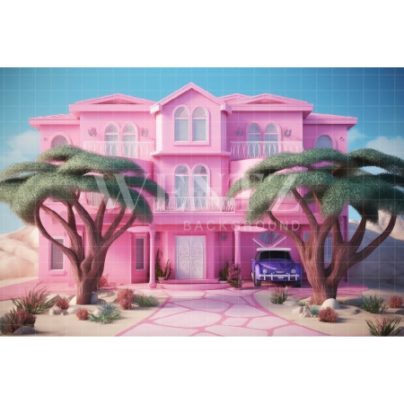 Fundo Fotográfico em Tecido Casa de Praia / Backdrop 3530