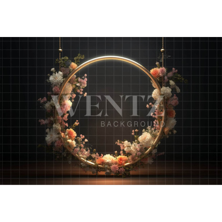 Fundo Fotográfico em Tecido Arco Florido / Backdrop 3575