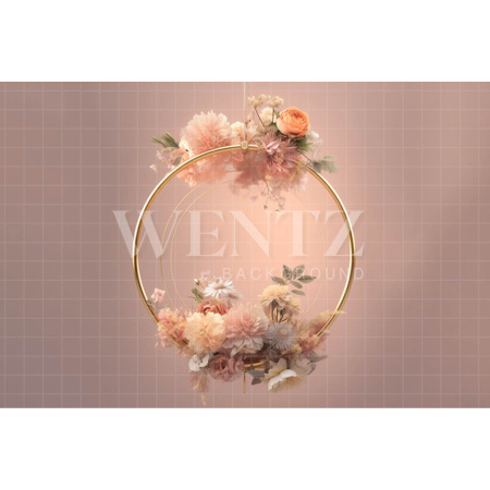 Fundo Fotográfico em Tecido Arco Florido / Backdrop 3577