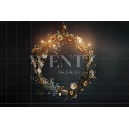 Fundo Fotográfico em Tecido Arco Florido / Backdrop 3578