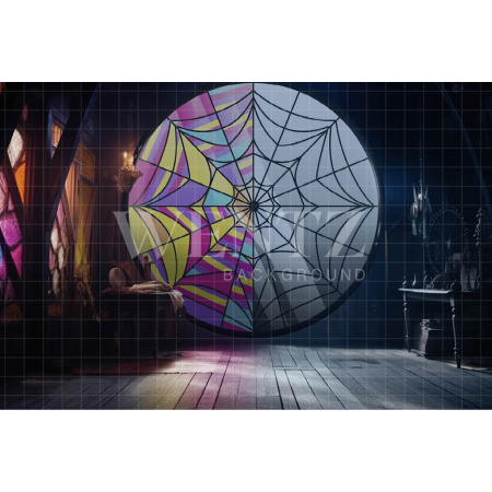 Fundo Fotográfico em Tecido Vitral Colorido / Backdrop 3779