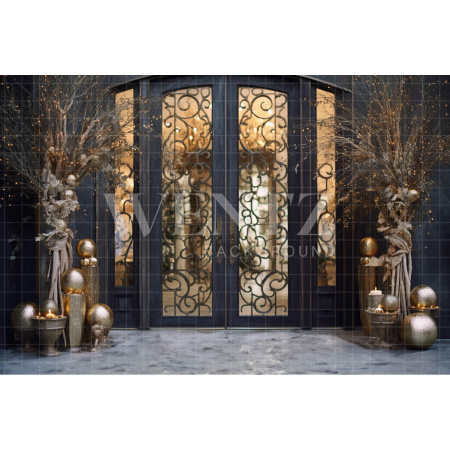 Fundo Fotográfico em Tecido Porta de Natal / Backdrop 3844