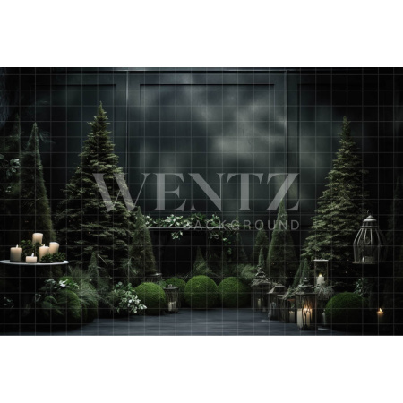 Fundo Fotográfico em Tecido Cenário de Natal  / Backdrop 3865