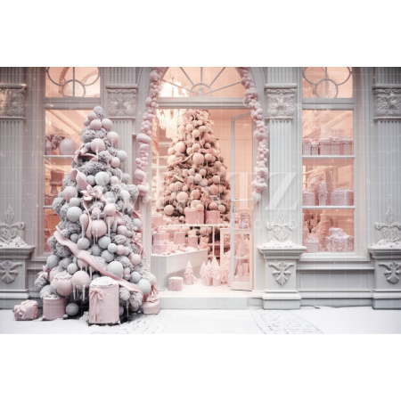 Fundo Fotográfico em Tecido Fachada Candy Color / Backdrop 3887