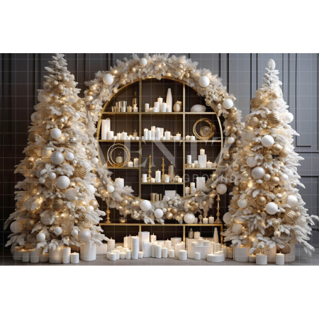 Fundo Fotográfico em Tecido Decoração de Natal / Backdrop 4046