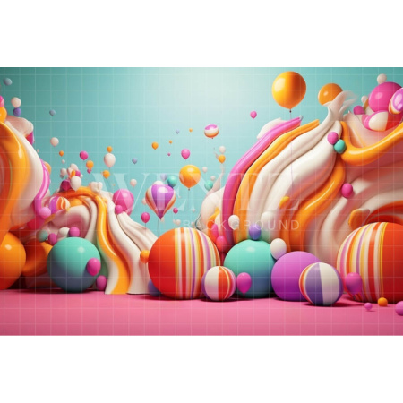 Fundo Fotográfico em Tecido Cenário Colorido / Backdrop 4098