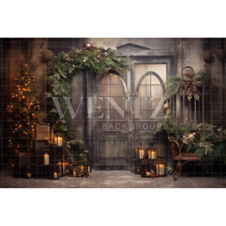 Fundo Fotográfico em Tecido Cenário de Natal / Backdrop 4261