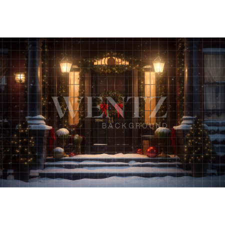 Fundo Fotográfico em Tecido Porta de Natal / Backdrop 4274