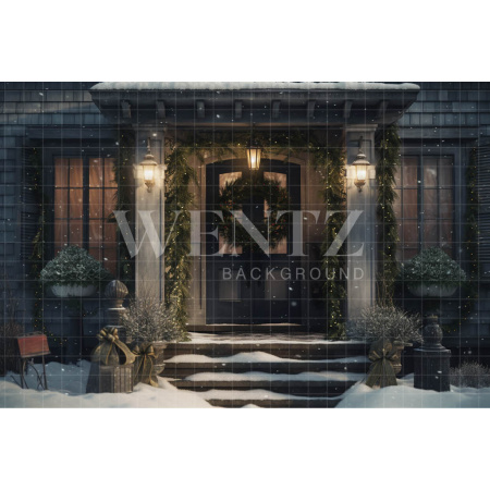 Fundo Fotográfico em Tecido Porta de Natal / Backdrop 4275